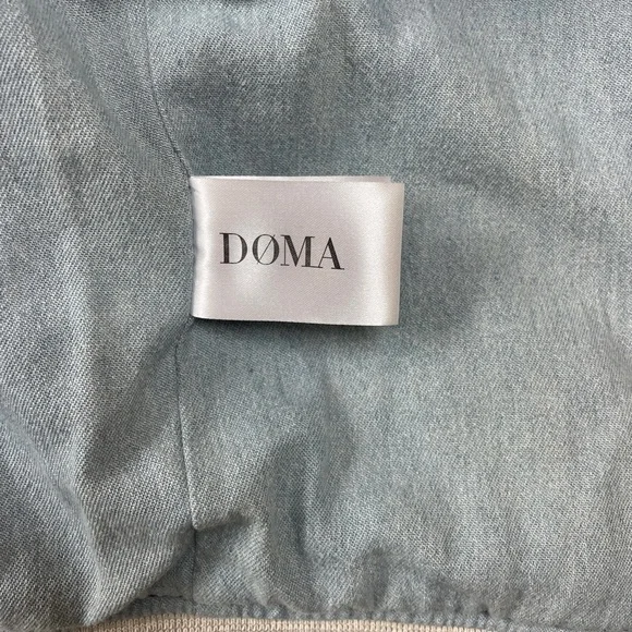 Doma Black suede and leather Bomber Jacket - Picture 8 of 8
